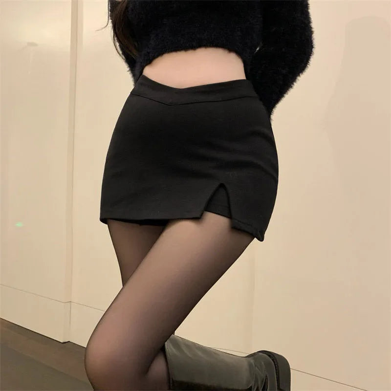 Black womens mini skirt