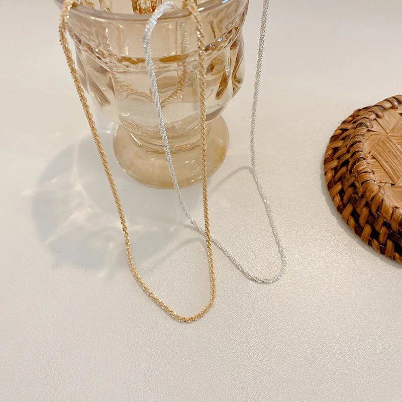 silver necklace for women