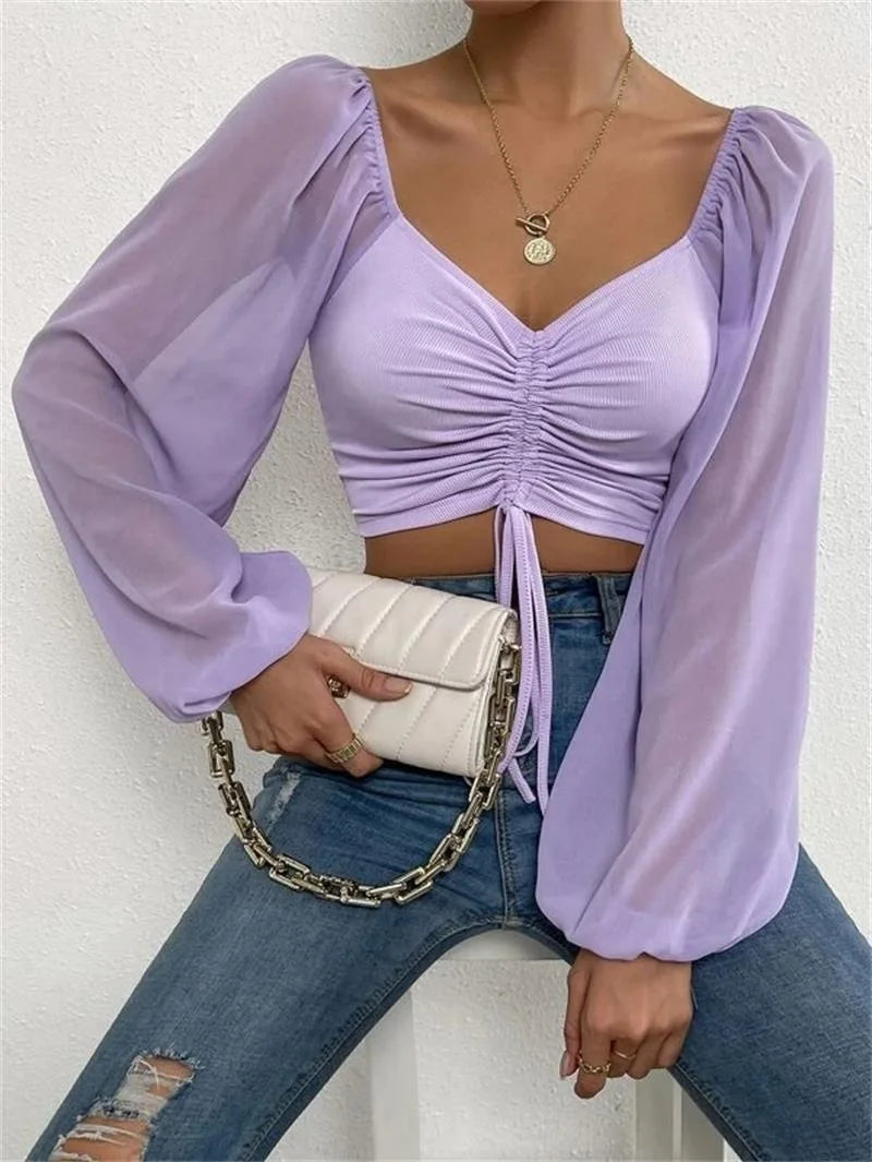 long sleeve top woman