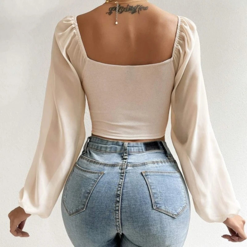 long sleeve top woman