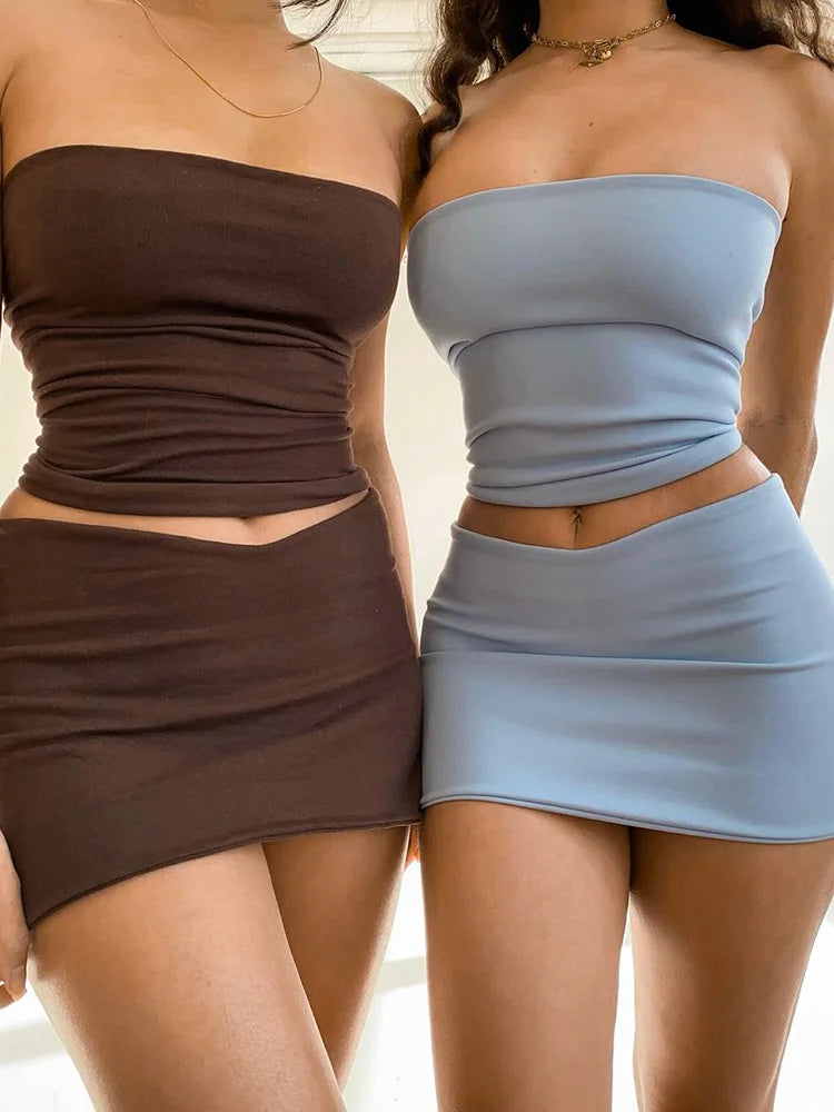 Summer party mini skirt