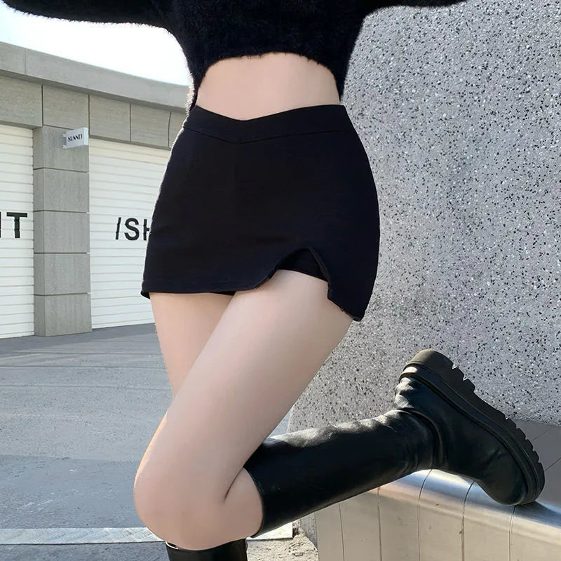 Black womens mini skirt