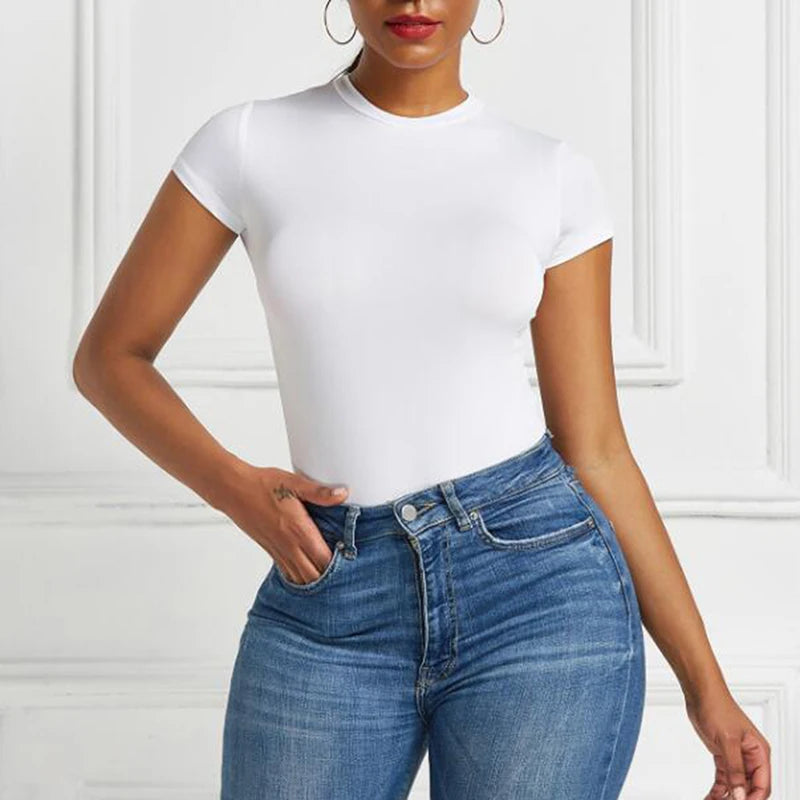 Body suit with sleeves