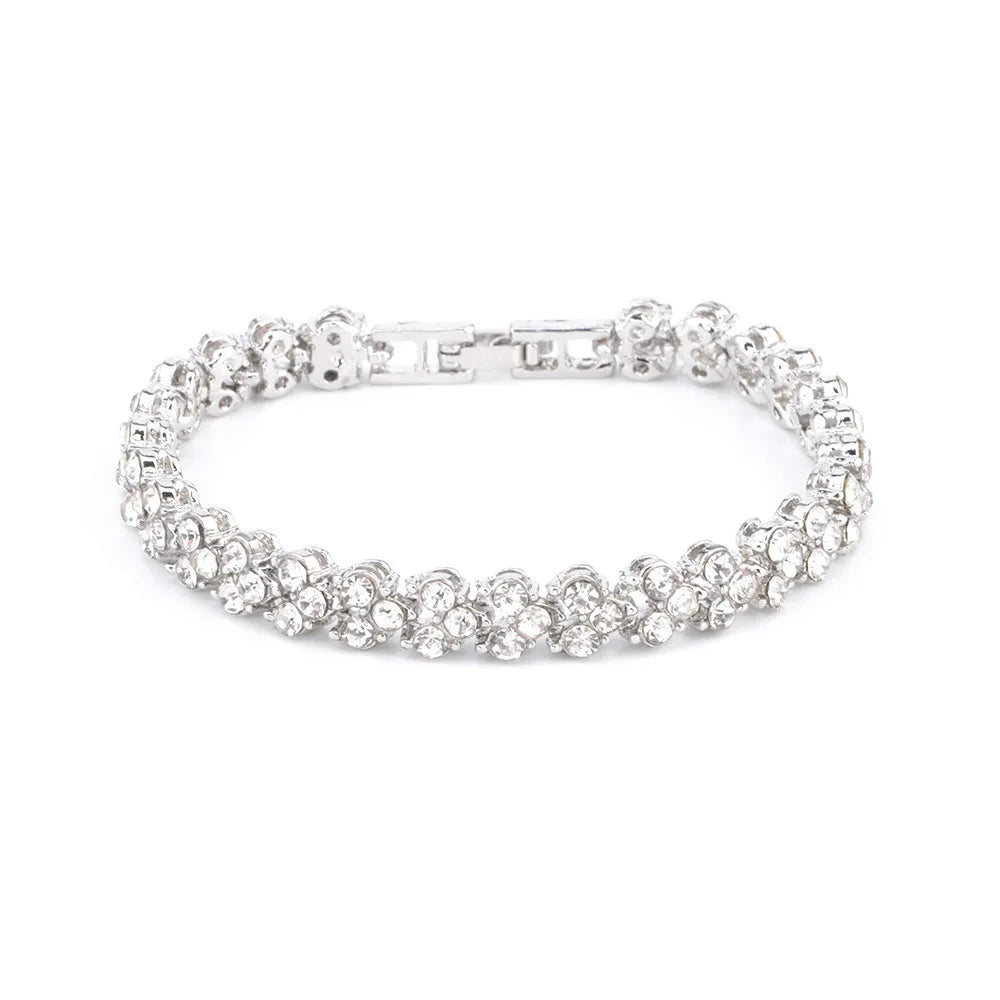 luxury love heart bracelet